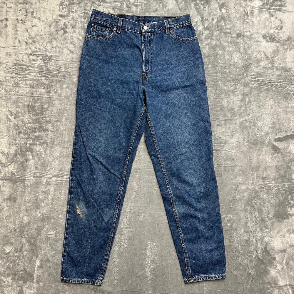 Vintage Levi's Relaxed Tapered Jeans‎ Women’s Size 14 Dark Blue Denim